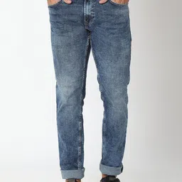 SPYKAR Men Blue Relaxed Fit Low-Rise Light Fade Jeans-image-34