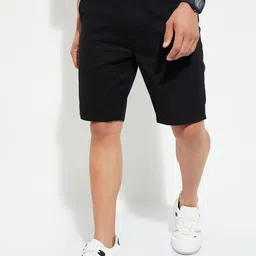 max Men Solid Knee Length Mid-Rise Regular Shorts-picture-37