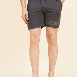 Sweet Dreams Charcoal Men Mid-Rise Shorts-image-37