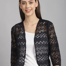 Rute Cotton Open Front Shrug-20