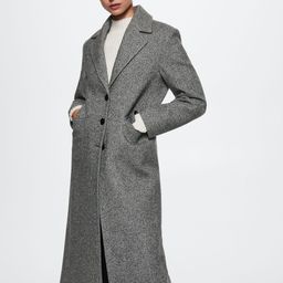 MANGO Twill Weave Single-Breasted Overcoat-image-48