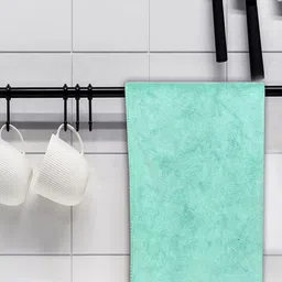 Kuber Industries Green 4 Pieces Microfiber Kitchen Towels-image-49