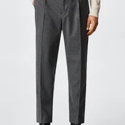 MANGO MAN Pleated Trousers-image-45