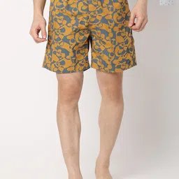 UnderJeans by Spykar Men Pack Of 2 Printed Cotton Boxers-picture-53