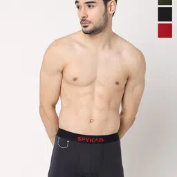 UnderJeans by Spykar Pack Of 4 Mid-Rise Trunk-picture-19