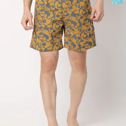 UnderJeans by Spykar Men Pack Of 2 Printed Cotton Boxers-picture-35