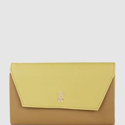 Baggit Women Bichrome Solid Three Fold Wallet-image-60