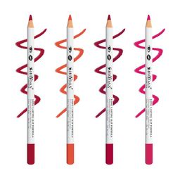 SHRYOAN Set Of 4 Long Lasting iLip Formula Lipliner & Eyeliner Pencil - Shades 11+12+13+14-6