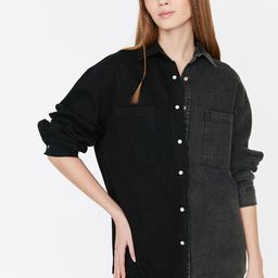 Trendyol Women Grey Colourblocked Tailored Jacket-image-31