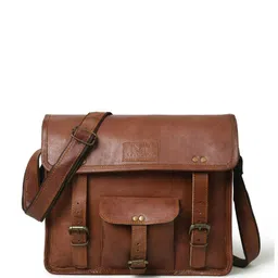 MaheTri Men Leather Messenger Bag-54