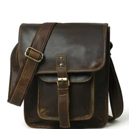 MaheTri Men Leather Messenger Bag-14