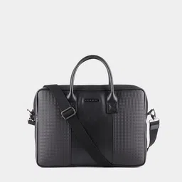 Police Men Textured Laptop Bag-3