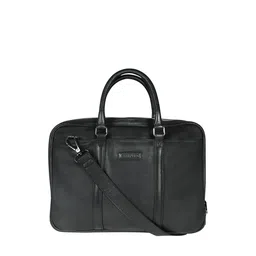 CALFNERO Men Black Messenger Bag-11