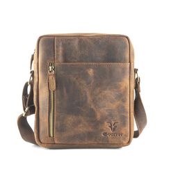 Goatter Unisex Coffee Brown Messenger Bag-31