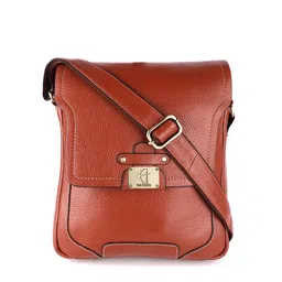 HiLEDER Unisex Pure Leather Messenger Bag-image-29