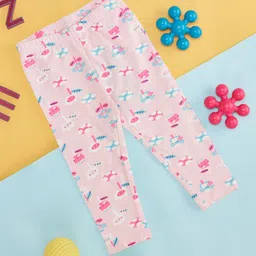 Pantaloons Baby Girls Conversational Printed Cotton Ankle-Length Leggings-image-51