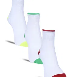 Dollar Socks Men Pack of 3 Colourblocked Cotton Above Ankle-Length Socks-56