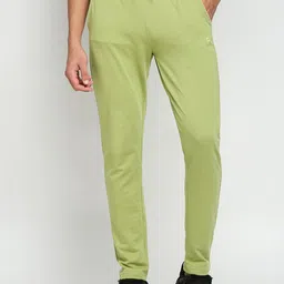 FiTZ Men Olive Green Solid Anti Odour Slim-Fit Track Pant-picture-36