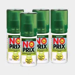 BOROLINE Set of 4 No Prix Mosquito Repellent Spray - 100 ml Each-1