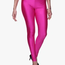 TRASA Churidar-Length Skinny Fit Shining Leggings-picture-13