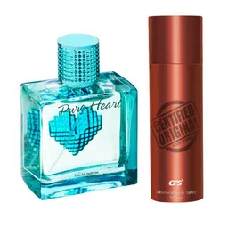 CFS Set of Pure Heart Eau De Parfum 100ml & Certified Original Deodorant Body Spray 200ml-11