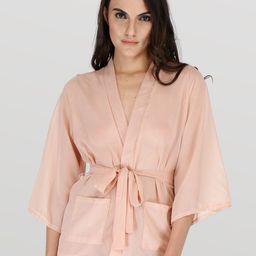 EZLOOT Lace Up Semi Sheer Sleepwear Robe-image-59