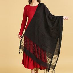 Dupatta Bazaar Cotton Silk Sequinned Dupatta-image-31