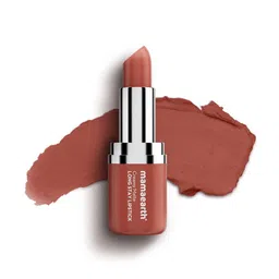 Mamaearth Creamy Matte Long Stay Lipstick With Murumuru Butter - Apricot Taupe-58