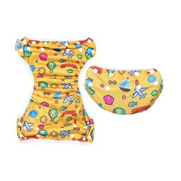 Polka Tots Printed Reusable Swim Diaper-9