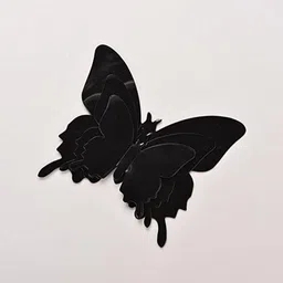 Jaamso Royals Black 12 Pieces 3D Magnet Butterfly Self Adhesive Home Wall Sticker-picture-6