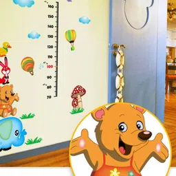 Jaamso Royals Blue & Orange Printed Self Adhesive Wall Sticker-27