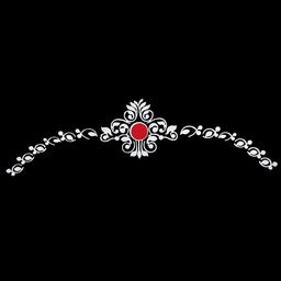 Comet Busters Reusable Bengali Bridal Bindi- White & Red-39