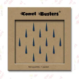 Comet Busters 14 Pcs Reusable Designer Bindis - Blue-47