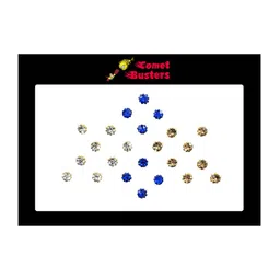 Comet Busters 24 Pcs Stone Studded Bindi-9