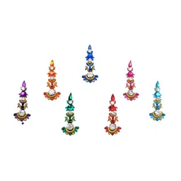Comet Busters Set of 7 Women Traditional Designer Bindis-38
