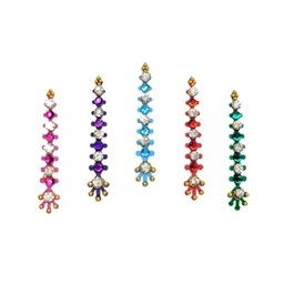 Comet Busters Blue & Red Shimmer Bindis-56