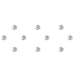 Comet Busters Black Traditional Designer Bindis-42