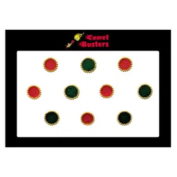 Comet Busters Woman Handcrafted Beautiful Traditional Designer Bindis-56