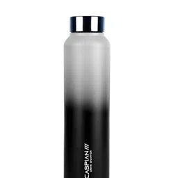 Caspian Grey & Black Single Stainless Steel Colourblocked Single Wall Vacuum Water Bottle-picture-26