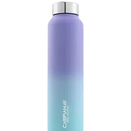 Caspian Blue & Green Single Stainless Steel Colourblocked Single Wall Vacuum Water Bottle-image-71