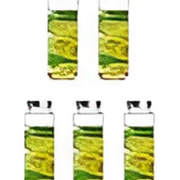 tyche enterprises Transparent 5 Pcs Glass Solid Water Bottle 750 ml-image-4