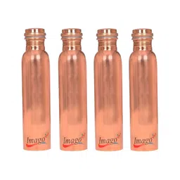 IMAGO Red 4 Pieces Copper Printed Water Bottle 1 L-18