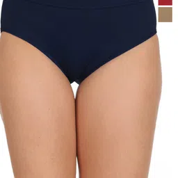 Reveira Pack Of 3 Mid-Rise Hipster Briefs-image-39
