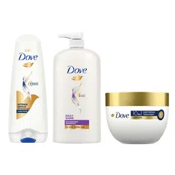 Dove Set of Daily Shine Shampoo+Intense Repair Hair Conditioner+Deep Repair Hair Mask-22