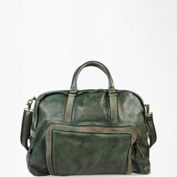 ART N VINTAGE Unisex Water-Resistant Large Weekender Leather Duffel Bag-image-90