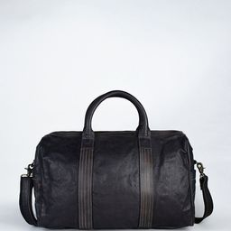 ART N VINTAGE Unisex Water-Resistant Large Weekender Leather Duffel Bag-image-83