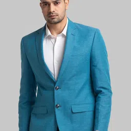 Raymond Contemporary-Fit Single Breasted Twill Linen Cotton Blazer-picture-42