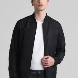 Jack & Jones Mock Collar Bomber Jacket-image-95
