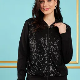 SASSAFRAS Embellished Bomber Jacket-picture-29