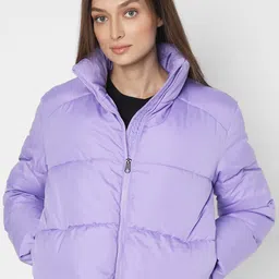 Vero Moda Mock Collar Crop Puffer Jacket-picture-34
